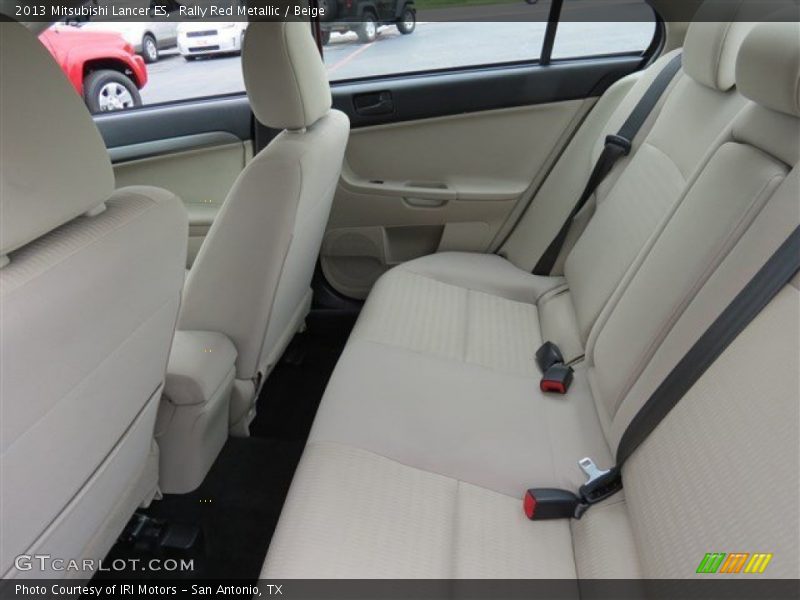 Rally Red Metallic / Beige 2013 Mitsubishi Lancer ES