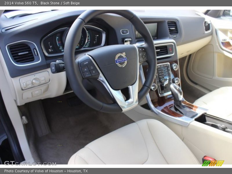 Black Stone / Soft Beige 2014 Volvo S60 T5