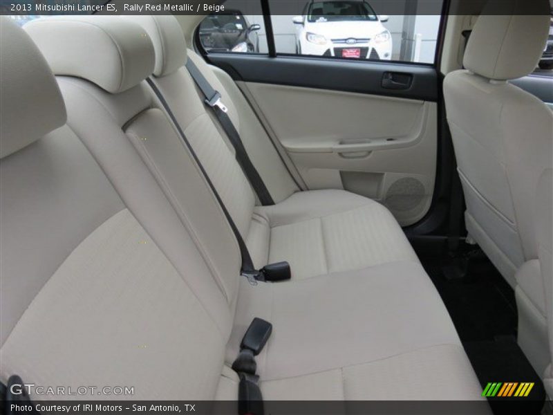 Rally Red Metallic / Beige 2013 Mitsubishi Lancer ES
