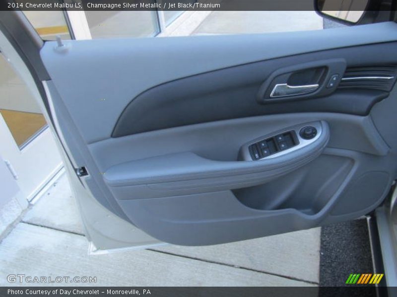 Champagne Silver Metallic / Jet Black/Titanium 2014 Chevrolet Malibu LS
