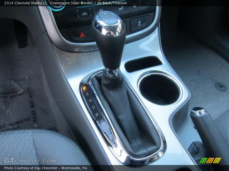 Champagne Silver Metallic / Jet Black/Titanium 2014 Chevrolet Malibu LS