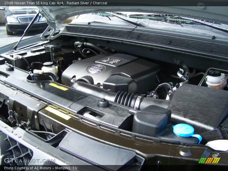 Radiant Silver / Charcoal 2008 Nissan Titan SE King Cab 4x4