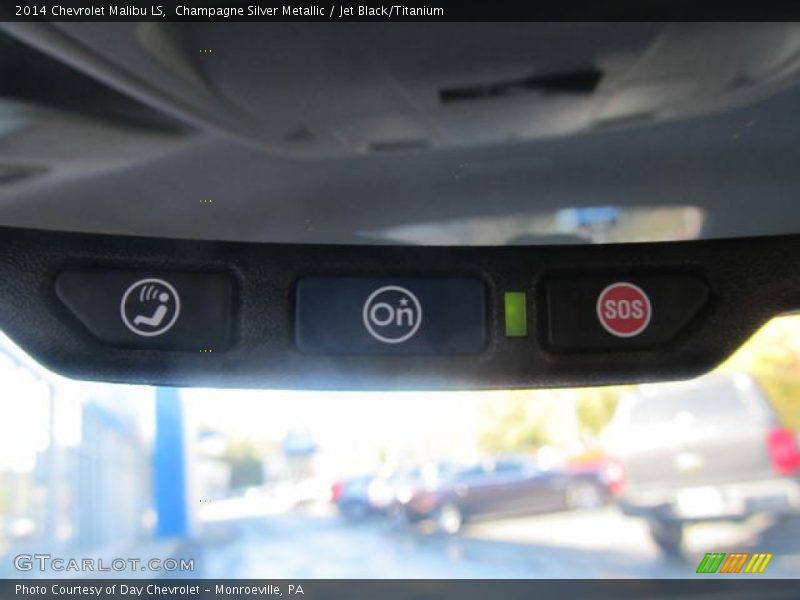 Champagne Silver Metallic / Jet Black/Titanium 2014 Chevrolet Malibu LS