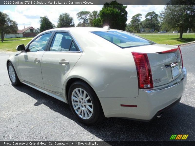 Vanilla Latte / Cashmere/Cocoa 2010 Cadillac CTS 3.0 Sedan