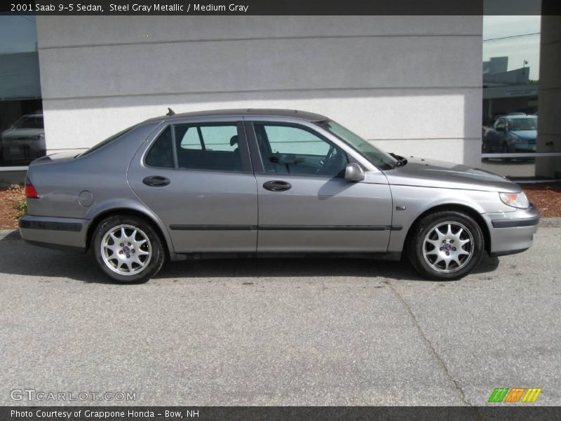 Steel Gray Metallic / Medium Gray 2001 Saab 9-5 Sedan