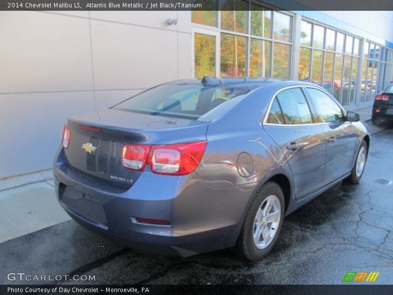Atlantis Blue Metallic / Jet Black/Titanium 2014 Chevrolet Malibu LS