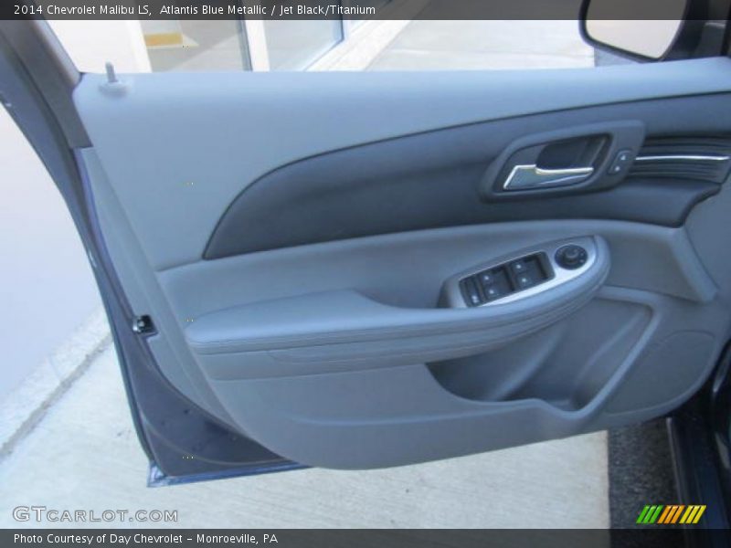 Atlantis Blue Metallic / Jet Black/Titanium 2014 Chevrolet Malibu LS