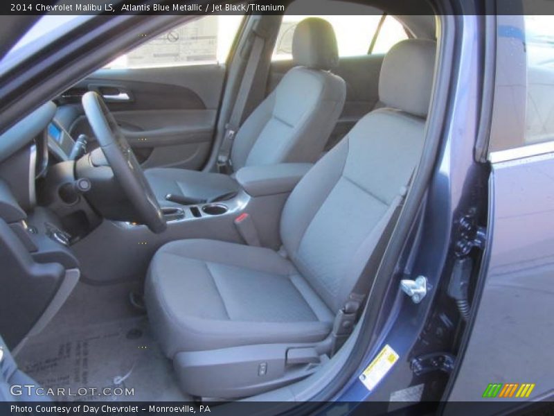 Atlantis Blue Metallic / Jet Black/Titanium 2014 Chevrolet Malibu LS