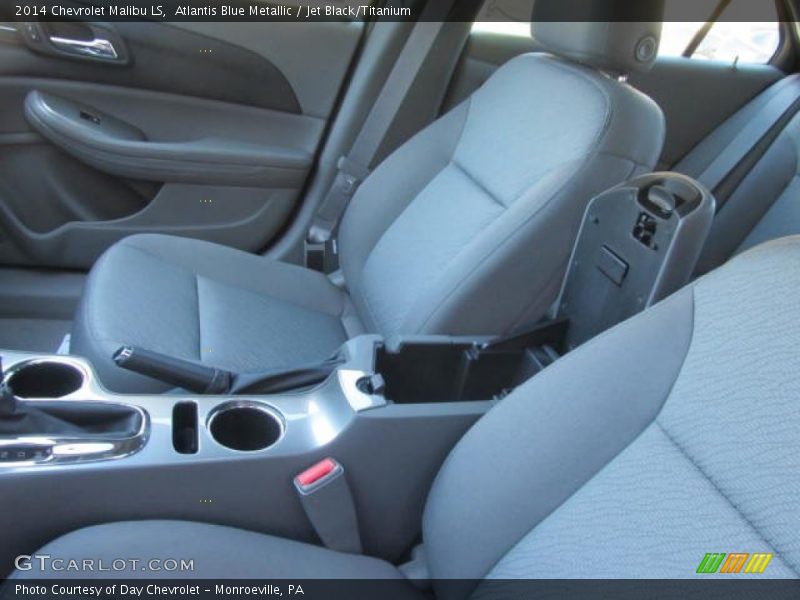 Atlantis Blue Metallic / Jet Black/Titanium 2014 Chevrolet Malibu LS