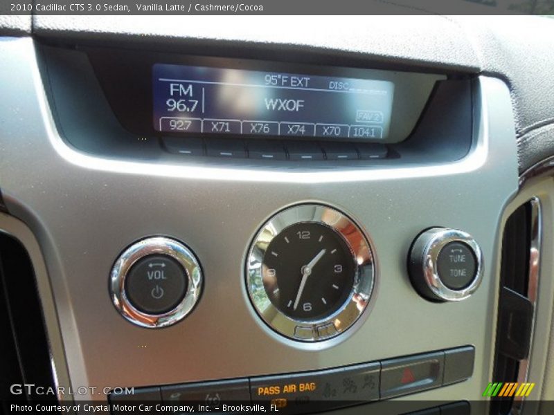 Vanilla Latte / Cashmere/Cocoa 2010 Cadillac CTS 3.0 Sedan