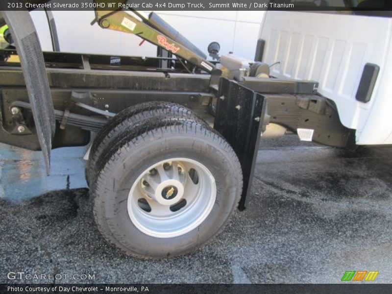 Summit White / Dark Titanium 2013 Chevrolet Silverado 3500HD WT Regular Cab 4x4 Dump Truck