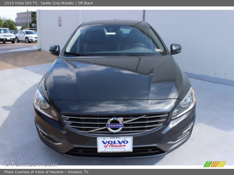 Saville Grey Metallic / Off Black 2014 Volvo S60 T5