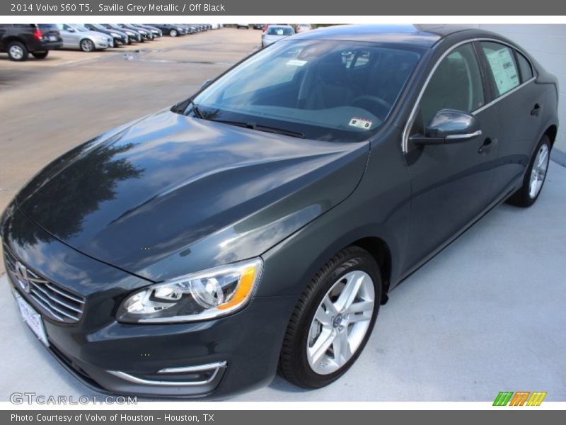 Saville Grey Metallic / Off Black 2014 Volvo S60 T5