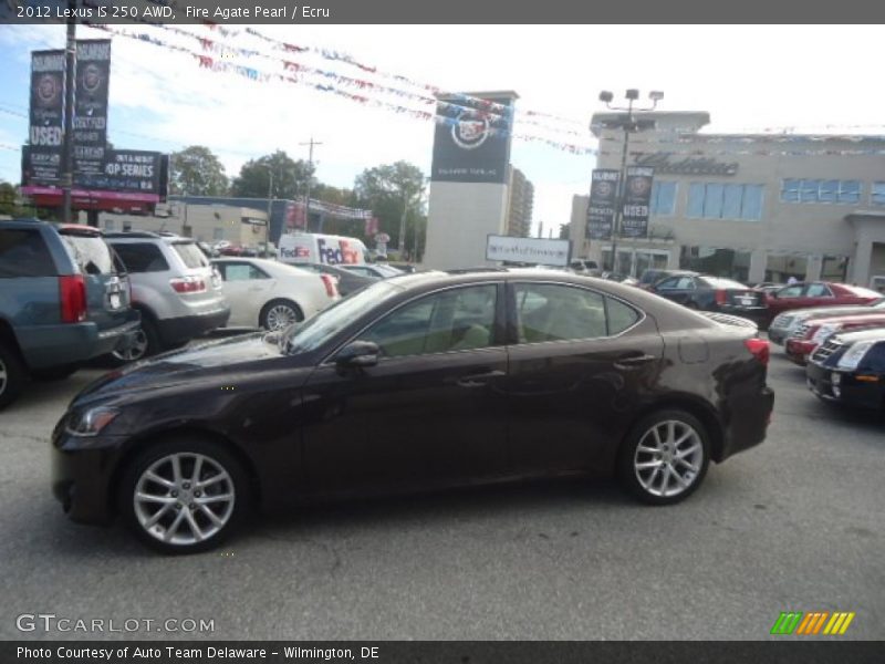 Fire Agate Pearl / Ecru 2012 Lexus IS 250 AWD