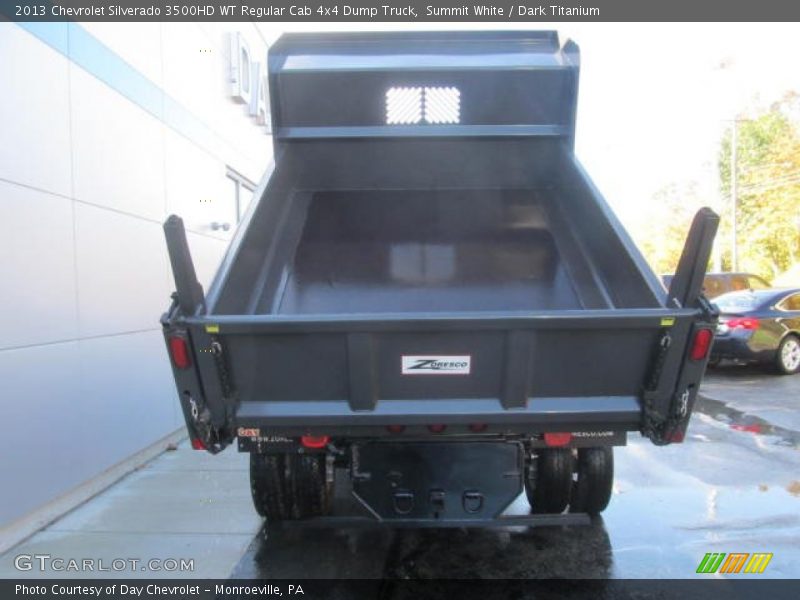 Summit White / Dark Titanium 2013 Chevrolet Silverado 3500HD WT Regular Cab 4x4 Dump Truck