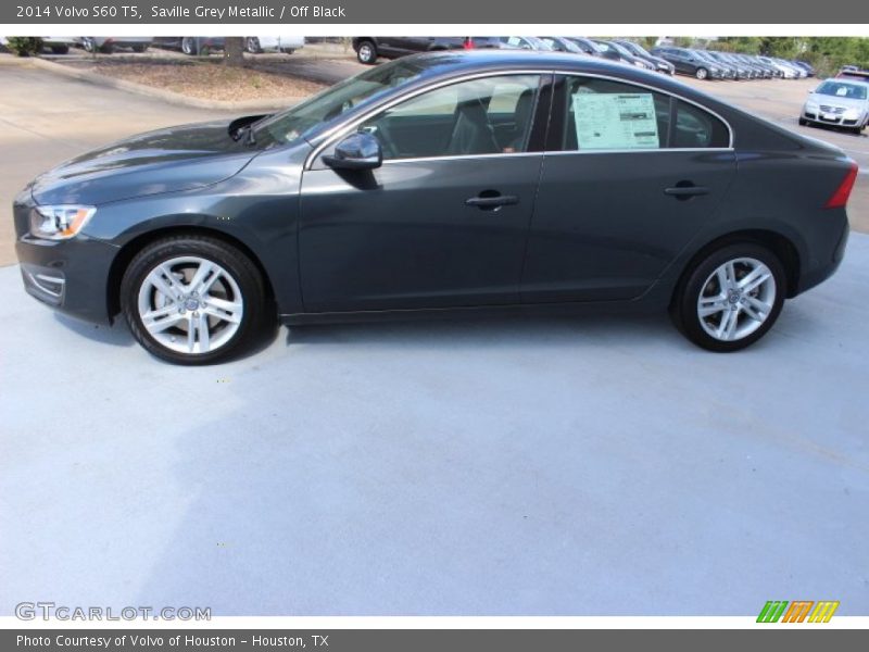 Saville Grey Metallic / Off Black 2014 Volvo S60 T5