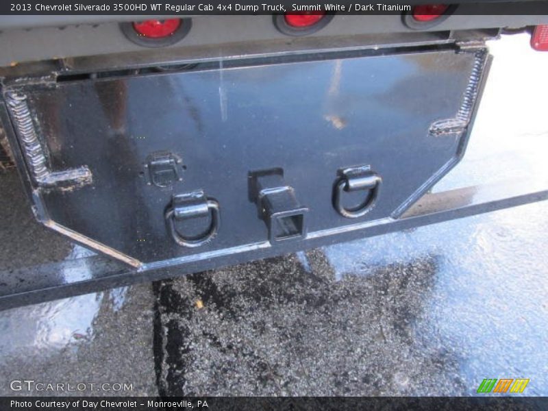Summit White / Dark Titanium 2013 Chevrolet Silverado 3500HD WT Regular Cab 4x4 Dump Truck