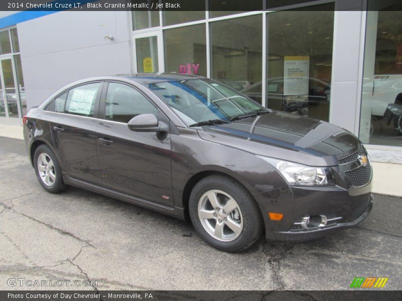 Black Granite Metallic / Jet Black 2014 Chevrolet Cruze LT