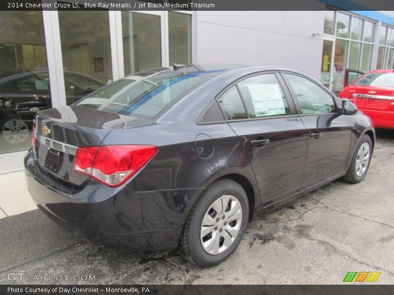 Blue Ray Metallic / Jet Black/Medium Titanium 2014 Chevrolet Cruze LS