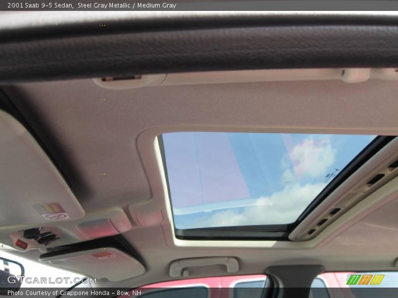 Steel Gray Metallic / Medium Gray 2001 Saab 9-5 Sedan