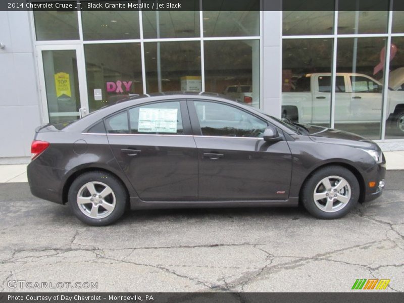 Black Granite Metallic / Jet Black 2014 Chevrolet Cruze LT