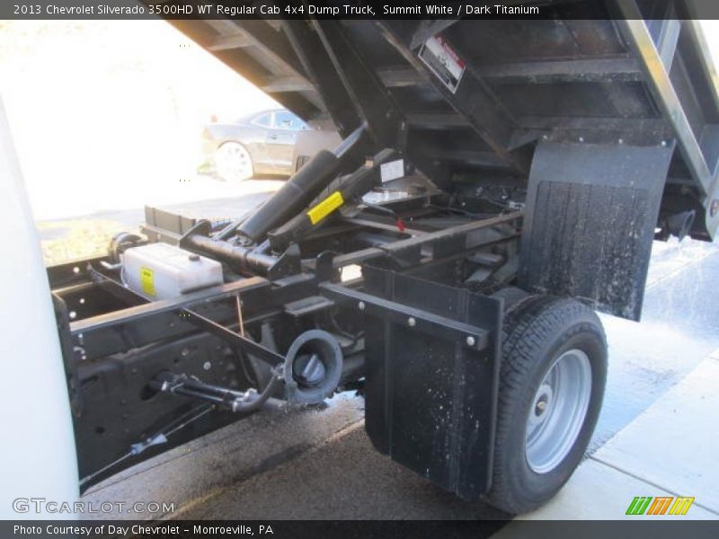 Summit White / Dark Titanium 2013 Chevrolet Silverado 3500HD WT Regular Cab 4x4 Dump Truck