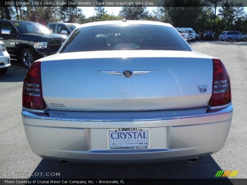 Bright Silver Metallic / Dark Slate Gray/Light Slate Gray 2007 Chrysler 300 C HEMI