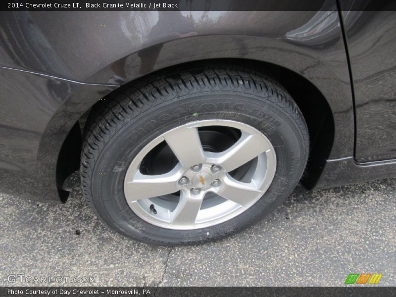 Black Granite Metallic / Jet Black 2014 Chevrolet Cruze LT