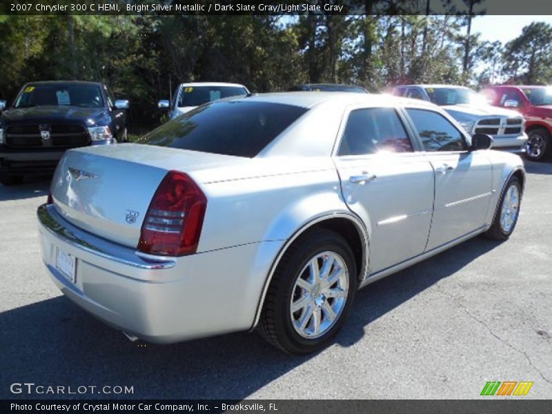 Bright Silver Metallic / Dark Slate Gray/Light Slate Gray 2007 Chrysler 300 C HEMI