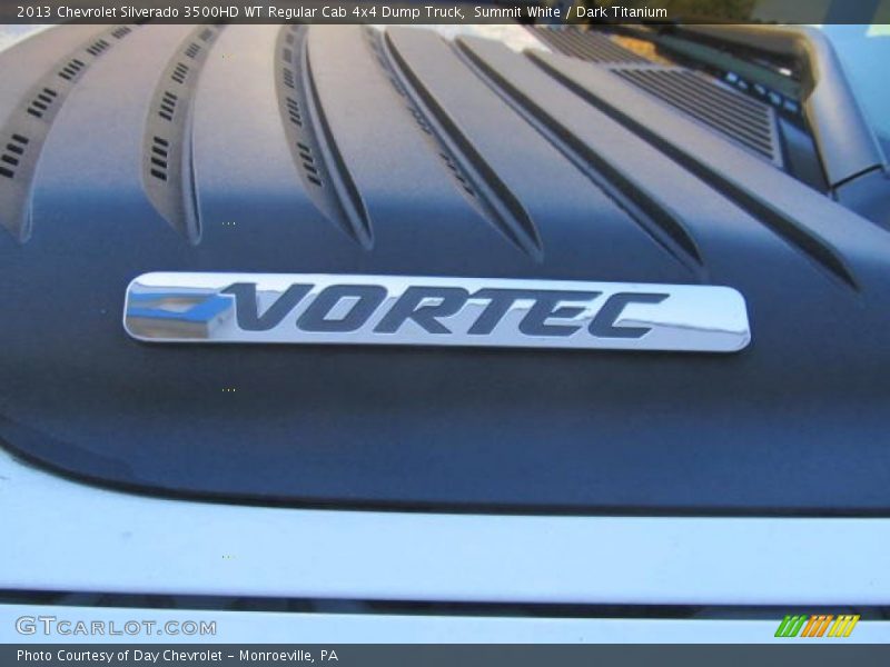 Summit White / Dark Titanium 2013 Chevrolet Silverado 3500HD WT Regular Cab 4x4 Dump Truck