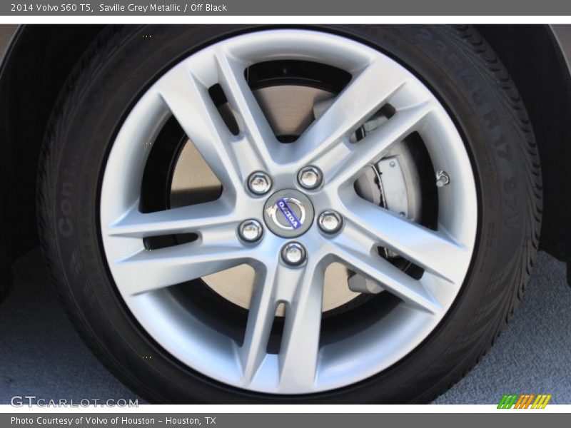 Saville Grey Metallic / Off Black 2014 Volvo S60 T5