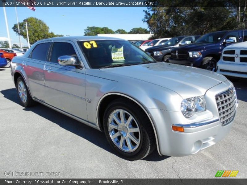 Bright Silver Metallic / Dark Slate Gray/Light Slate Gray 2007 Chrysler 300 C HEMI