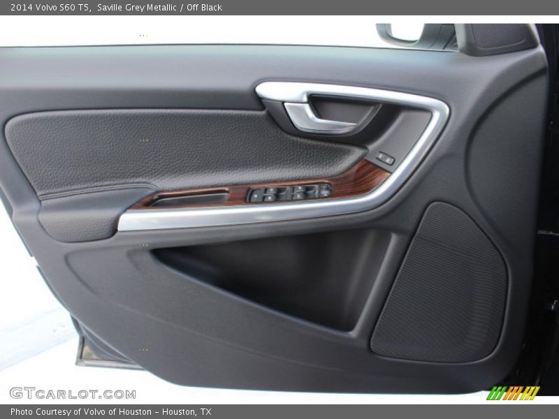 Saville Grey Metallic / Off Black 2014 Volvo S60 T5