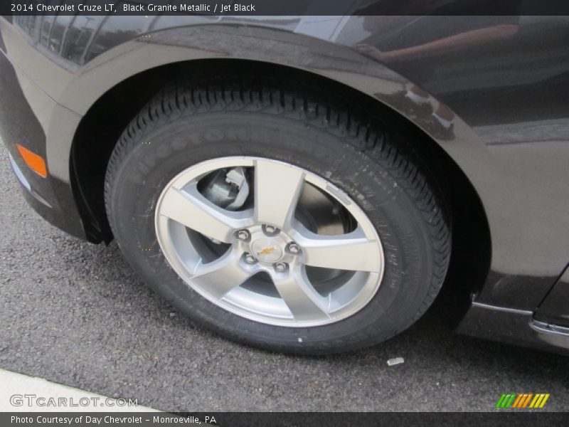 Black Granite Metallic / Jet Black 2014 Chevrolet Cruze LT
