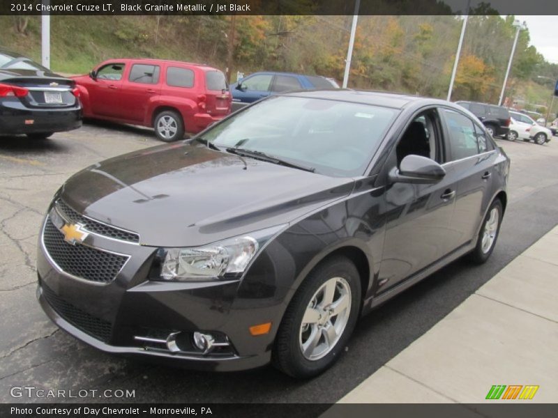 Black Granite Metallic / Jet Black 2014 Chevrolet Cruze LT