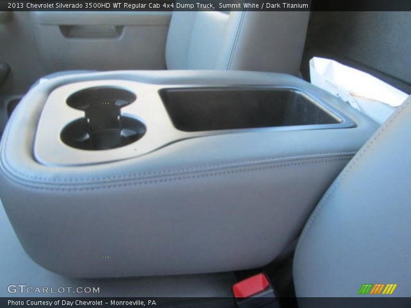 Summit White / Dark Titanium 2013 Chevrolet Silverado 3500HD WT Regular Cab 4x4 Dump Truck
