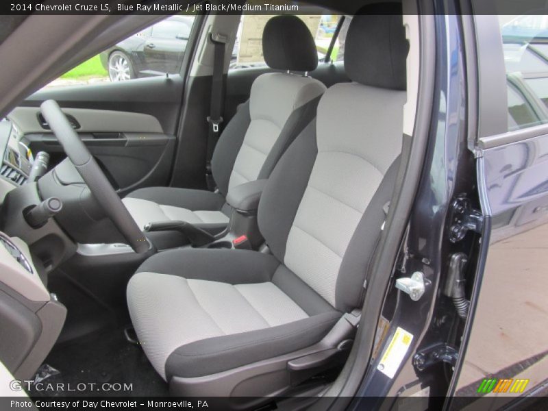 Blue Ray Metallic / Jet Black/Medium Titanium 2014 Chevrolet Cruze LS