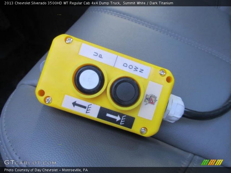 Summit White / Dark Titanium 2013 Chevrolet Silverado 3500HD WT Regular Cab 4x4 Dump Truck