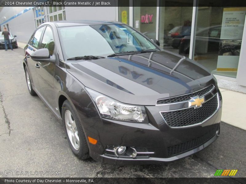 Black Granite Metallic / Jet Black 2014 Chevrolet Cruze LT