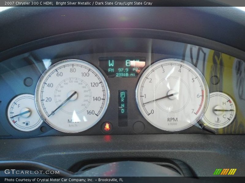 Bright Silver Metallic / Dark Slate Gray/Light Slate Gray 2007 Chrysler 300 C HEMI