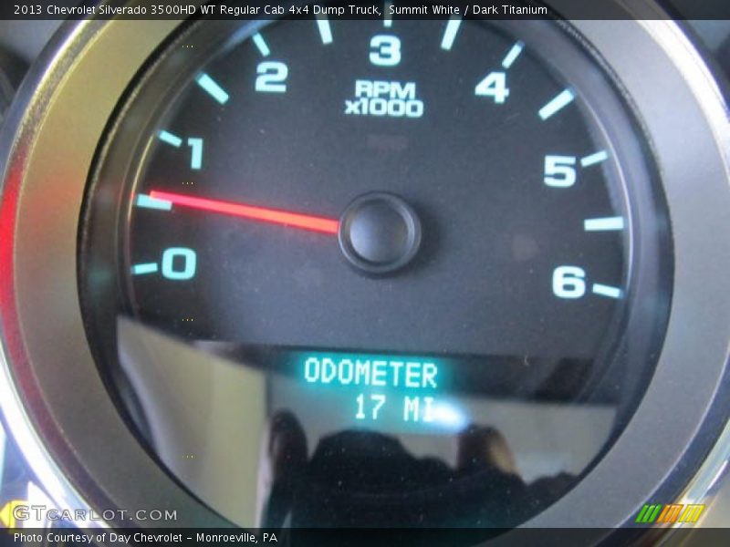 Summit White / Dark Titanium 2013 Chevrolet Silverado 3500HD WT Regular Cab 4x4 Dump Truck