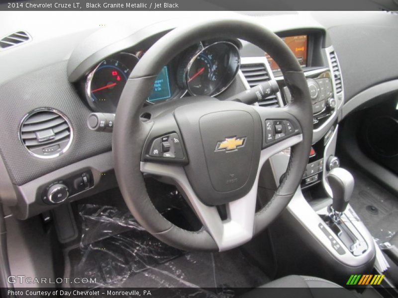 Black Granite Metallic / Jet Black 2014 Chevrolet Cruze LT