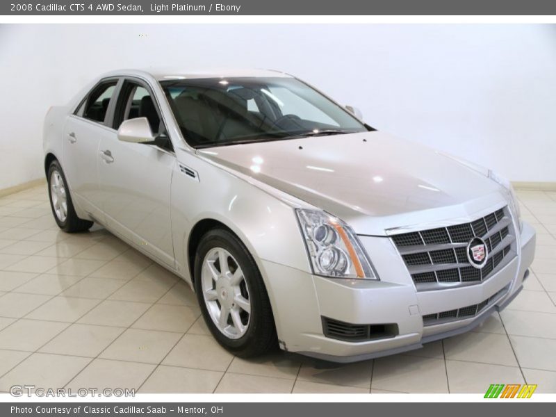 Light Platinum / Ebony 2008 Cadillac CTS 4 AWD Sedan