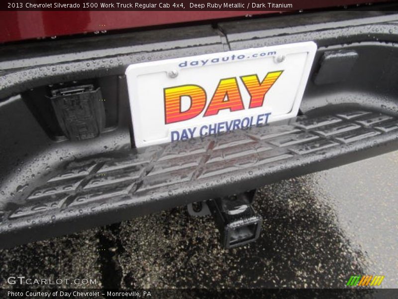 Deep Ruby Metallic / Dark Titanium 2013 Chevrolet Silverado 1500 Work Truck Regular Cab 4x4