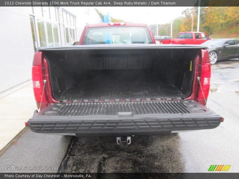 Deep Ruby Metallic / Dark Titanium 2013 Chevrolet Silverado 1500 Work Truck Regular Cab 4x4