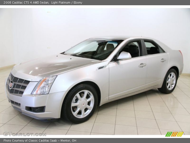 Light Platinum / Ebony 2008 Cadillac CTS 4 AWD Sedan