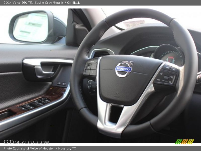 Saville Grey Metallic / Off Black 2014 Volvo S60 T5