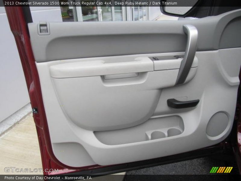 Deep Ruby Metallic / Dark Titanium 2013 Chevrolet Silverado 1500 Work Truck Regular Cab 4x4