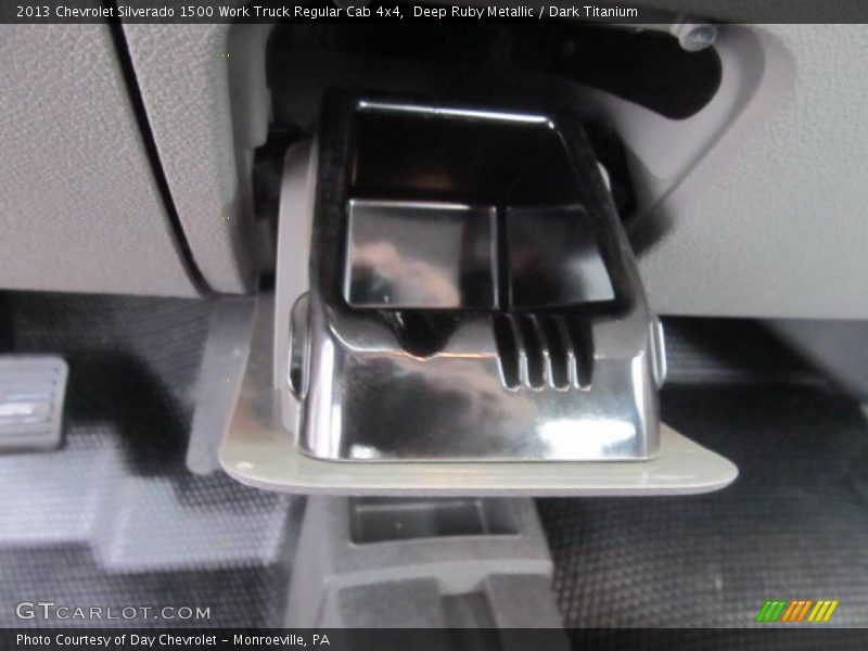 Deep Ruby Metallic / Dark Titanium 2013 Chevrolet Silverado 1500 Work Truck Regular Cab 4x4
