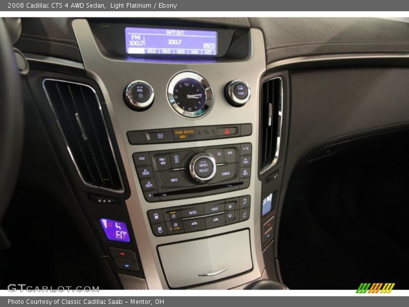 Light Platinum / Ebony 2008 Cadillac CTS 4 AWD Sedan